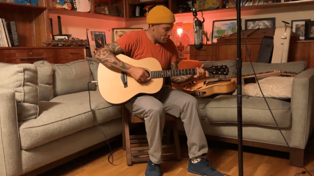 Ben Harper performing during the 2020 Annual Awards Celebration