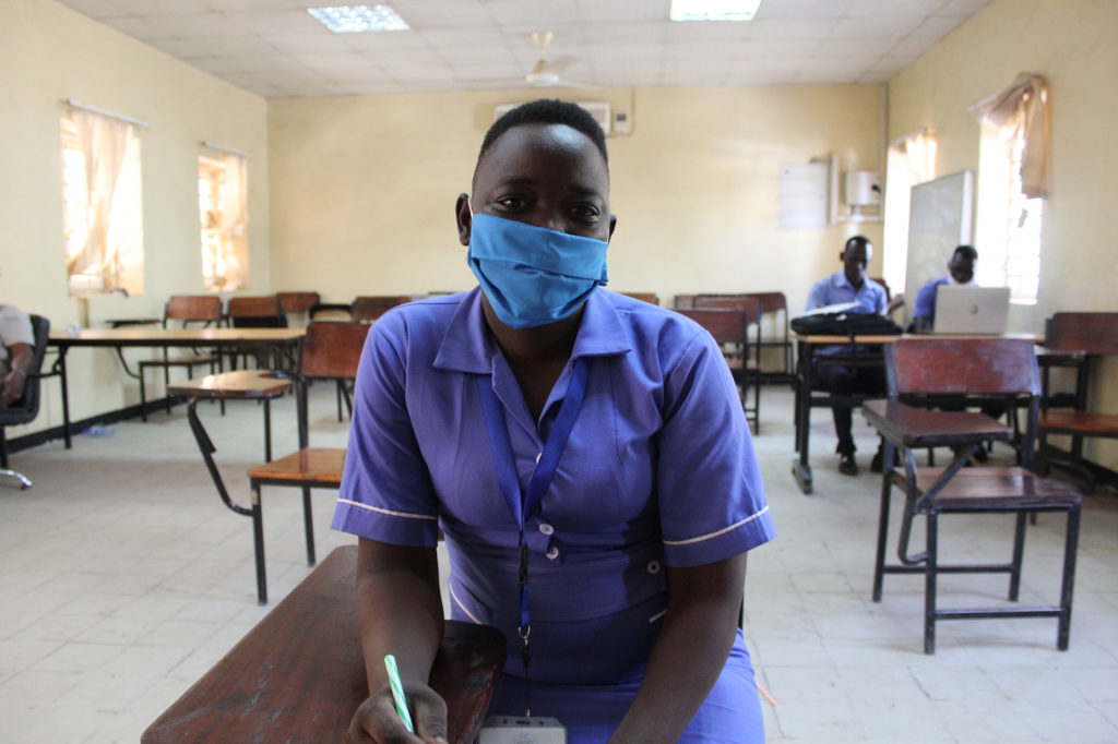 Nancy Loriya is a second-year midwifery student at Kajo-Keji School of Health Science. She is enjoying her courses, and spends her time reading and researching.