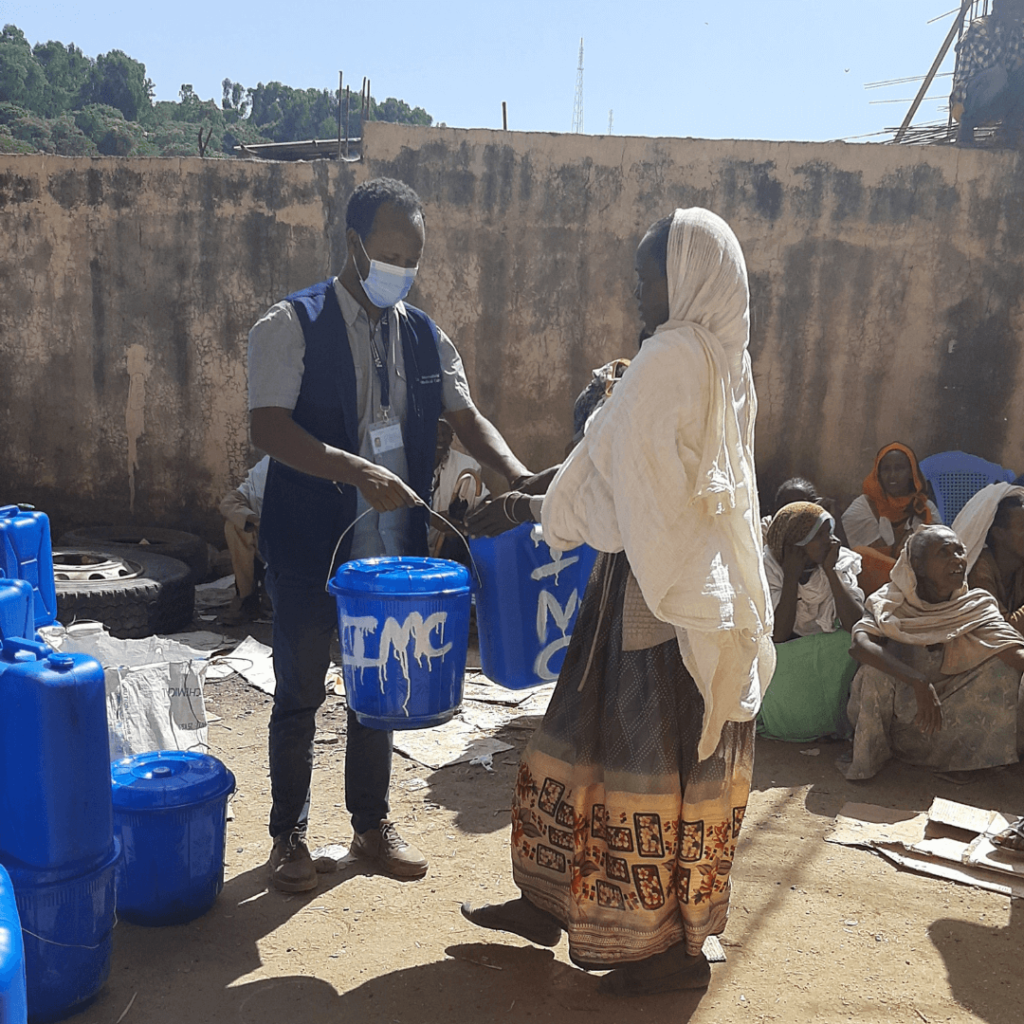 We are supporting communities by providing hygiene and COVID-19 kits that will help prevent the spread of the virus, and making clean water more accessible.