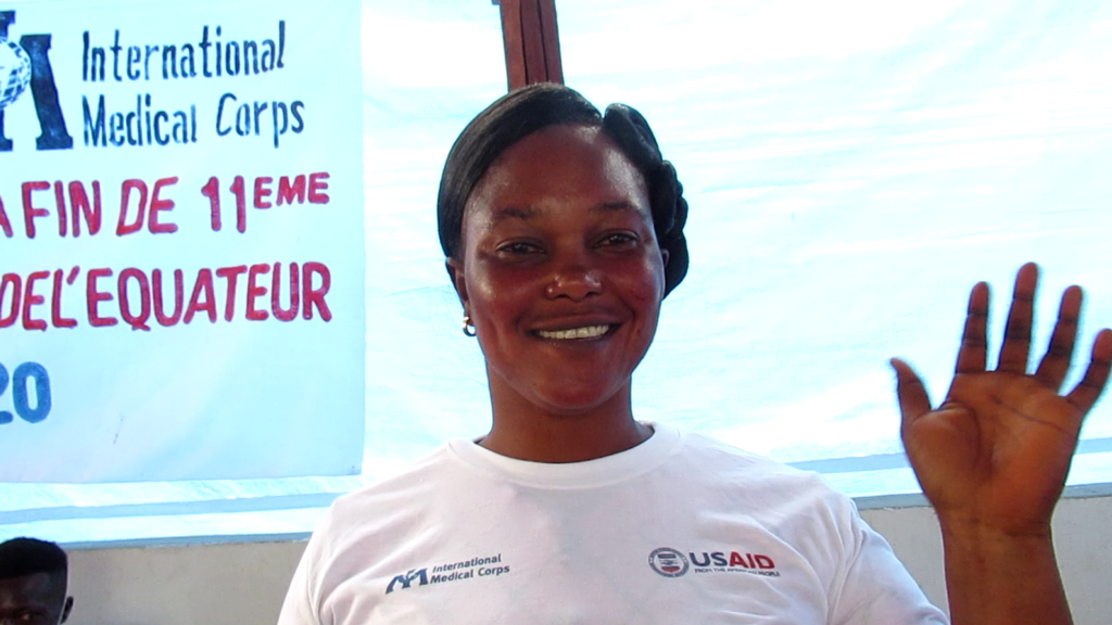 Bilepo Biempe, a survivor of the 11th Ebola outbreak in the DRC.