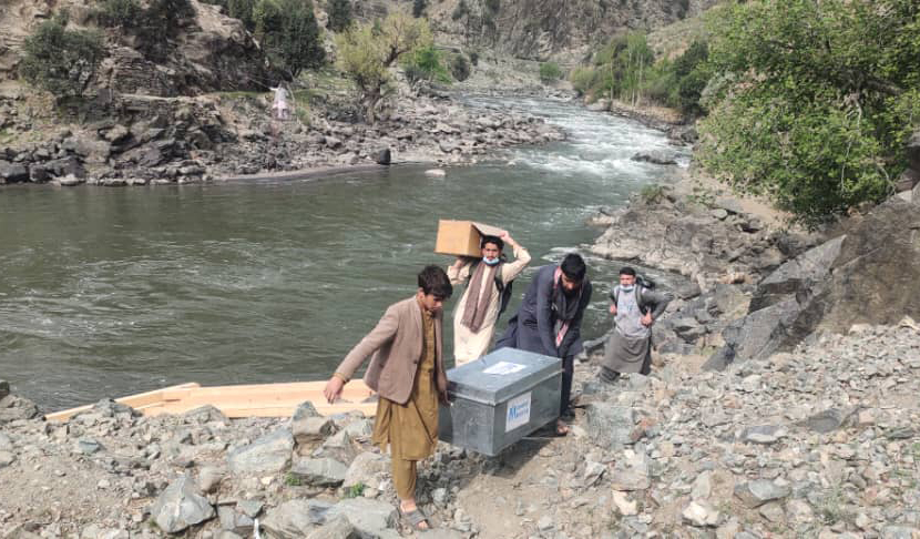Our mobile health teams travel to far-flung areas of Nuristan province to provide health services.