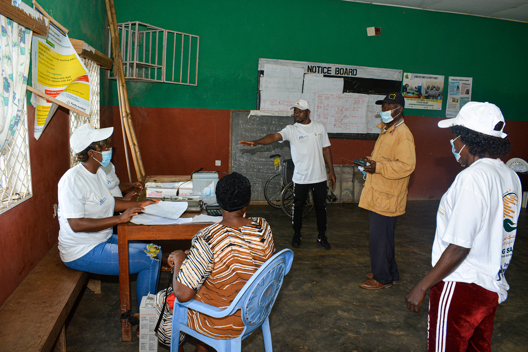 Before the campaign began, the vaccinators received an orientation from International Medical Corps about the standards and best practices to provide vaccines.