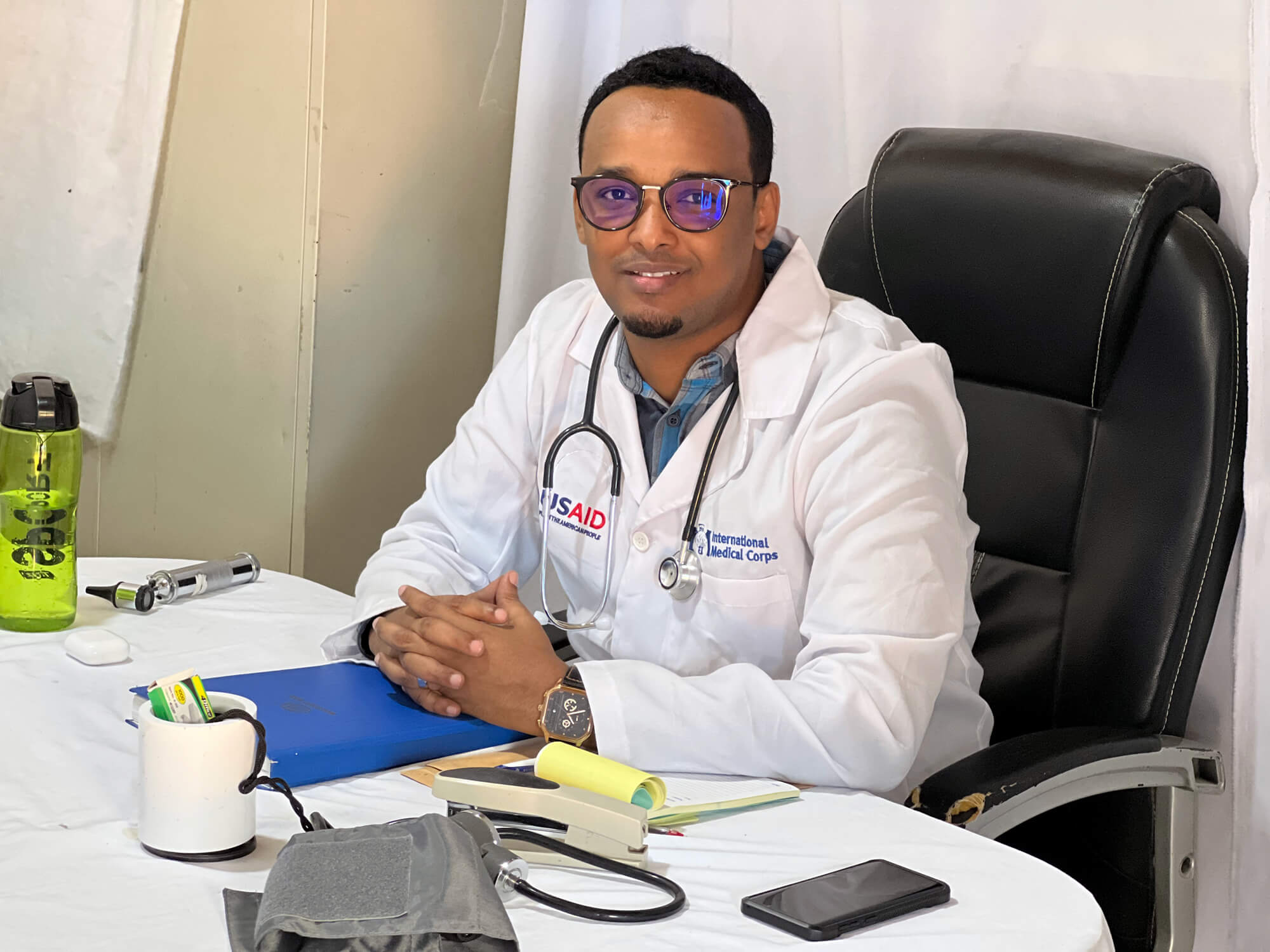 Dr. Omar Jama, OB/GYN in Somalia.