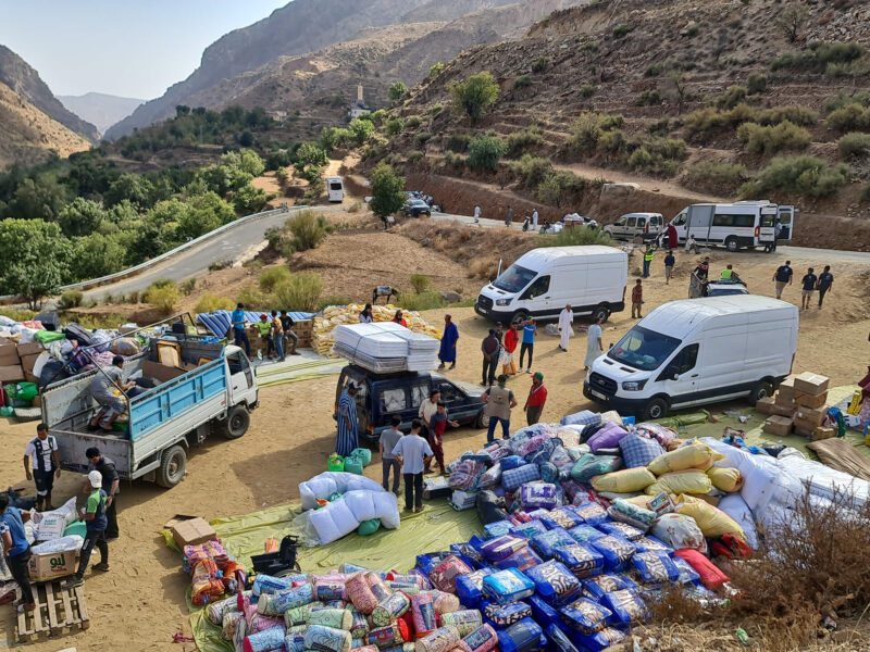 International Medical Corps is partnering with local organizations to distribute hygiene kits, family tents, solar kits, plastic sheeting, and winter clothing and shoes to support affected communities.