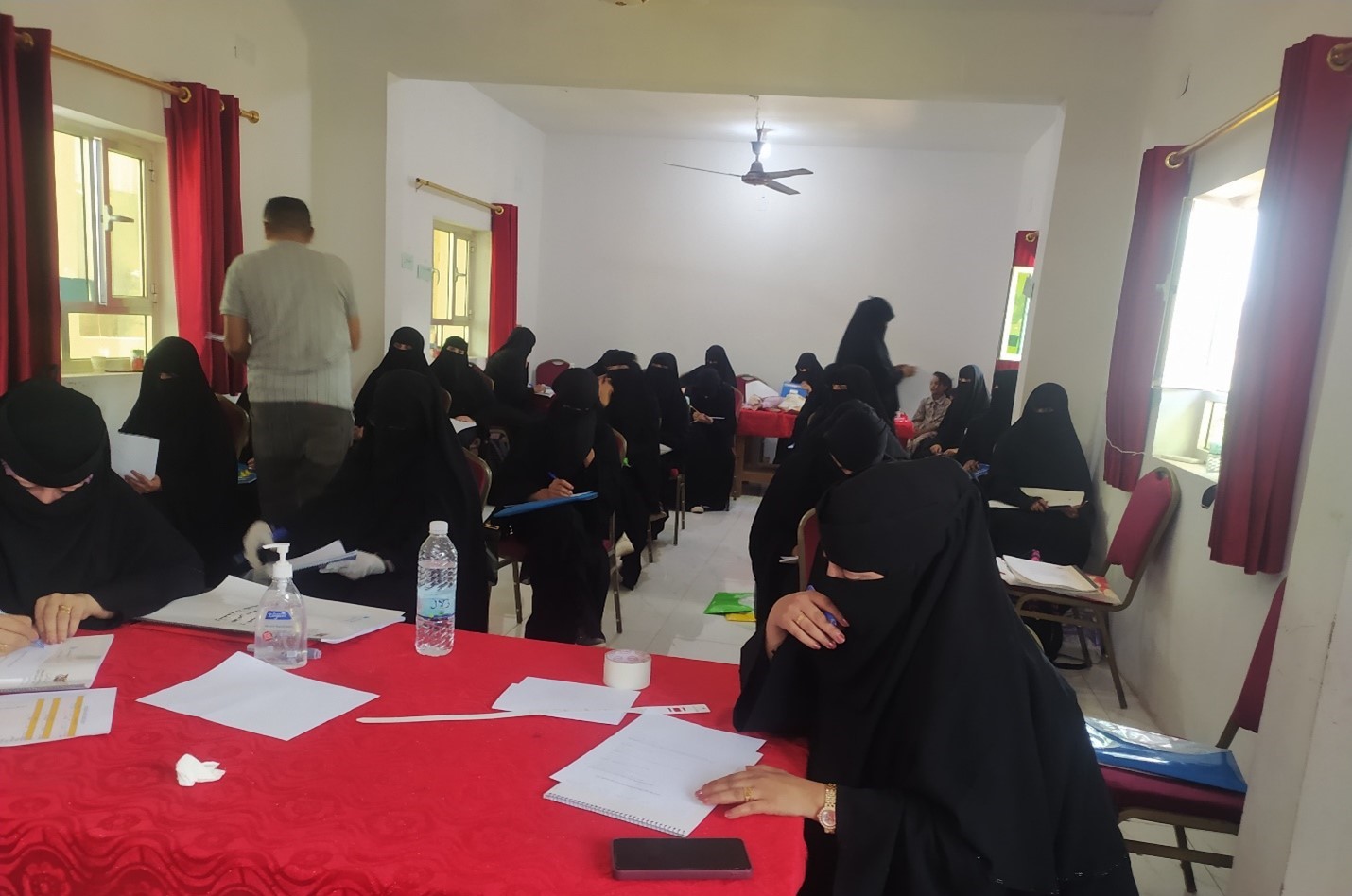 Local community health and nutrition volunteers attend the three-day MAMI training course to learn how to identify and address the signs of malnutrition in babies under 6 months and their mothers.