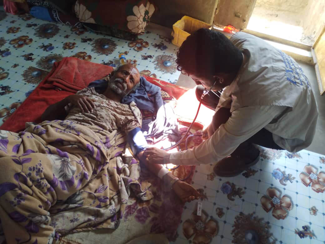 Health workers visit homes to find and provide healthcare services to people with limited mobility who were cut off from care.