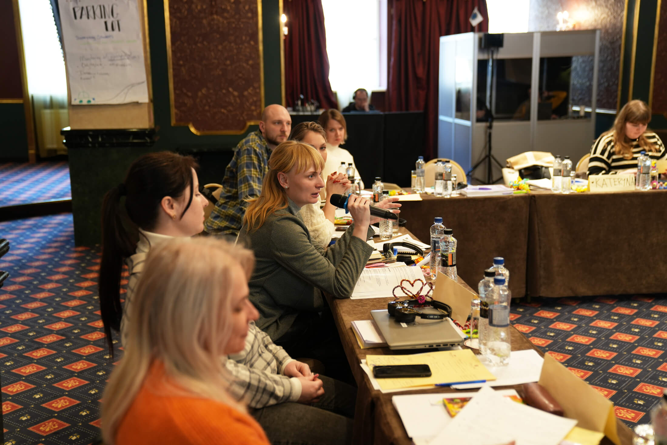 Participants are shown during one of our IMS training sessions, designed to help MHPSS professionals remain resilient in the face of daily challenges.