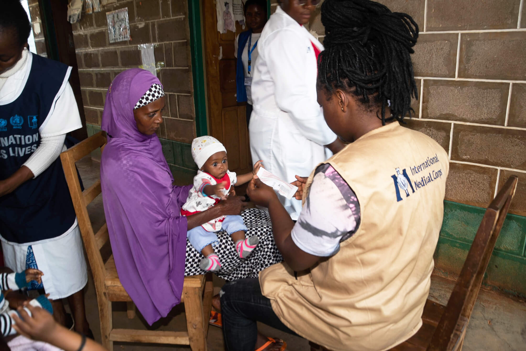 Nutrition Assistant Evate Fulal Nyinchuo evaluates children for malnutrition as part of our community engagement program in Northwest Cameroon. These evaluations have led to a significant reduction in malnutrition cases across the country.