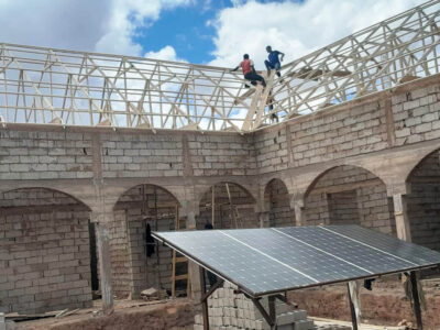 Solar panels help power the new maternity unit at Suuqa Xoolaha Health Center.