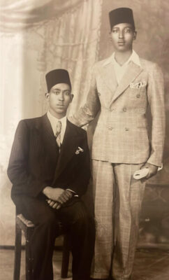 Dr. Saadeldeen’s paternal grandfather (left) and his brother, her great uncle, in Sudan.