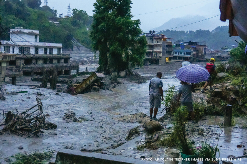 Flooding in the Bhote Koshi river has affected low-lying areas along the riverbanks and nearby residences in Nuwakot district.