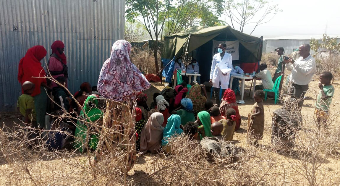 MHNT members provide primary healthcare services to a community in rural Ethiopia.