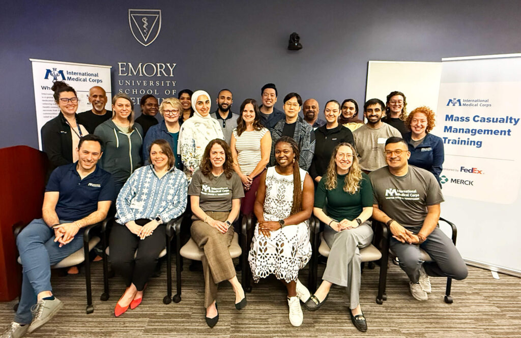 Participants from the MCM training gather for a group photo. Dr. Morgan Broccoli is in the front row, third from the left.